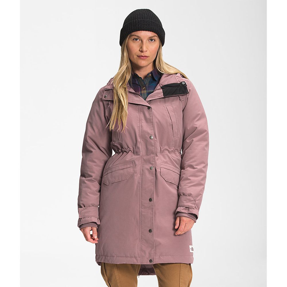 The North Face Parka Womens Australia - The North Face Snow Light Purple Dryvent (QDB-156437)